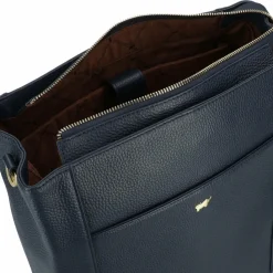Braun Büffel Hanna Schultertasche Leder 34 cm Laptopfach navy