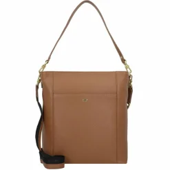 Braun Büffel Schultertaschen<Hanna Schultertasche Leder 34 cm Laptopfach cognac