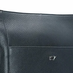 Braun Büffel Schultertaschen<Hanna Schultertasche Leder 34 cm Laptopfach schwarz