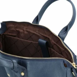 Discount Braun Büffel Hanna Shopper Tasche Leder 39 cm Laptopfach navy