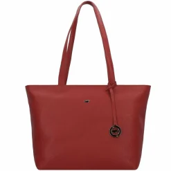 Online Braun Büffel Hanna Shopper Tasche Leder 43 cm rot