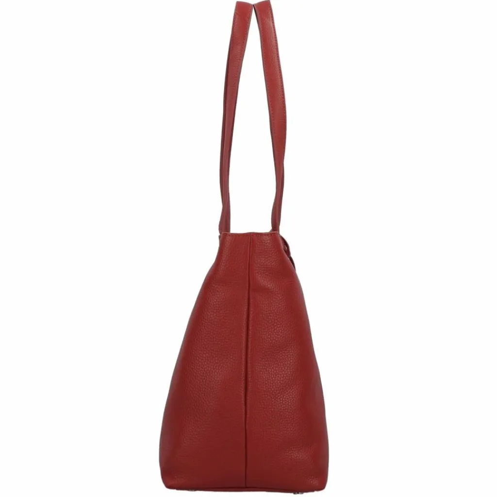 Online Braun Büffel Hanna Shopper Tasche Leder 43 cm rot
