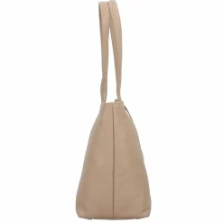 Hot Braun Büffel Hanna Shopper Tasche Leder 43 cm creme