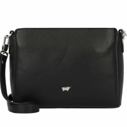 Hot Braun Büffel Hanna Umhängetasche Leder 23 cm schwarz