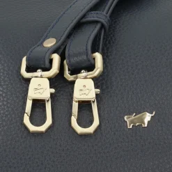 Braun Büffel Umhängetaschen<Hanna Umhängetasche Leder 23 cm navy