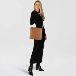 Braun Büffel Umhängetaschen<Hanna Umhängetasche M Leder 26 cm cognac