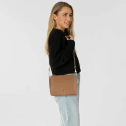 Braun Büffel Hanna Umhängetasche Leder 23 cm cognac