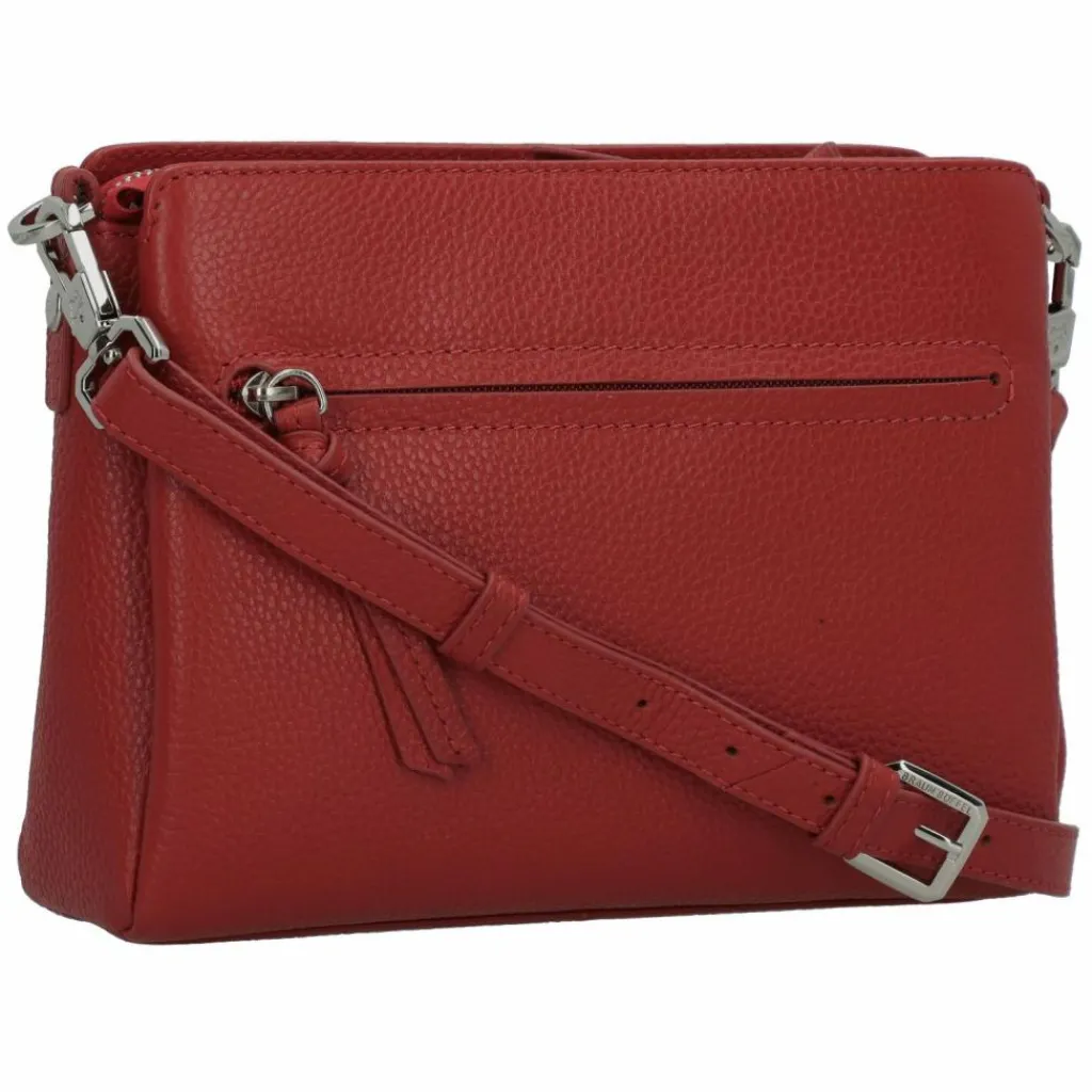 Braun Büffel Umhängetaschen<Hanna Umhängetasche Leder 23 cm rot