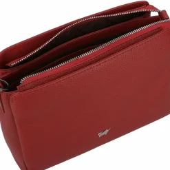 Braun Büffel Umhängetaschen<Hanna Umhängetasche Leder 23 cm rot