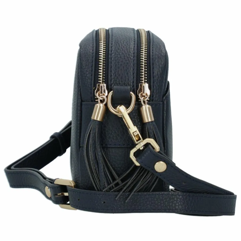 Hot Braun Büffel Hanna Umhängetasche Leder 23 cm navy