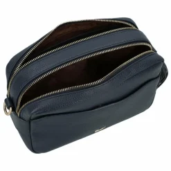 Hot Braun Büffel Hanna Umhängetasche Leder 23 cm navy