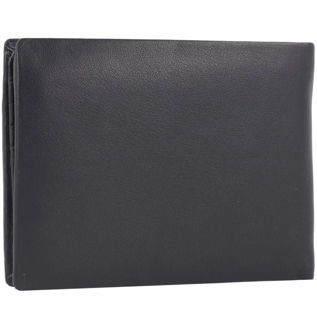 Braun Büffel Herrengeldbörsen Querformat<Hannes Geldbörse RFID Schutz Leder 12 cm navy