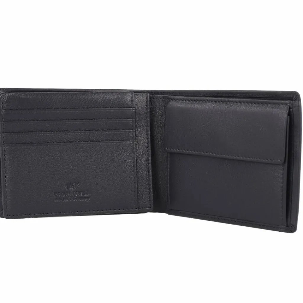 Braun Büffel Herrengeldbörsen Querformat<Hannes Geldbörse RFID Schutz Leder 12 cm navy