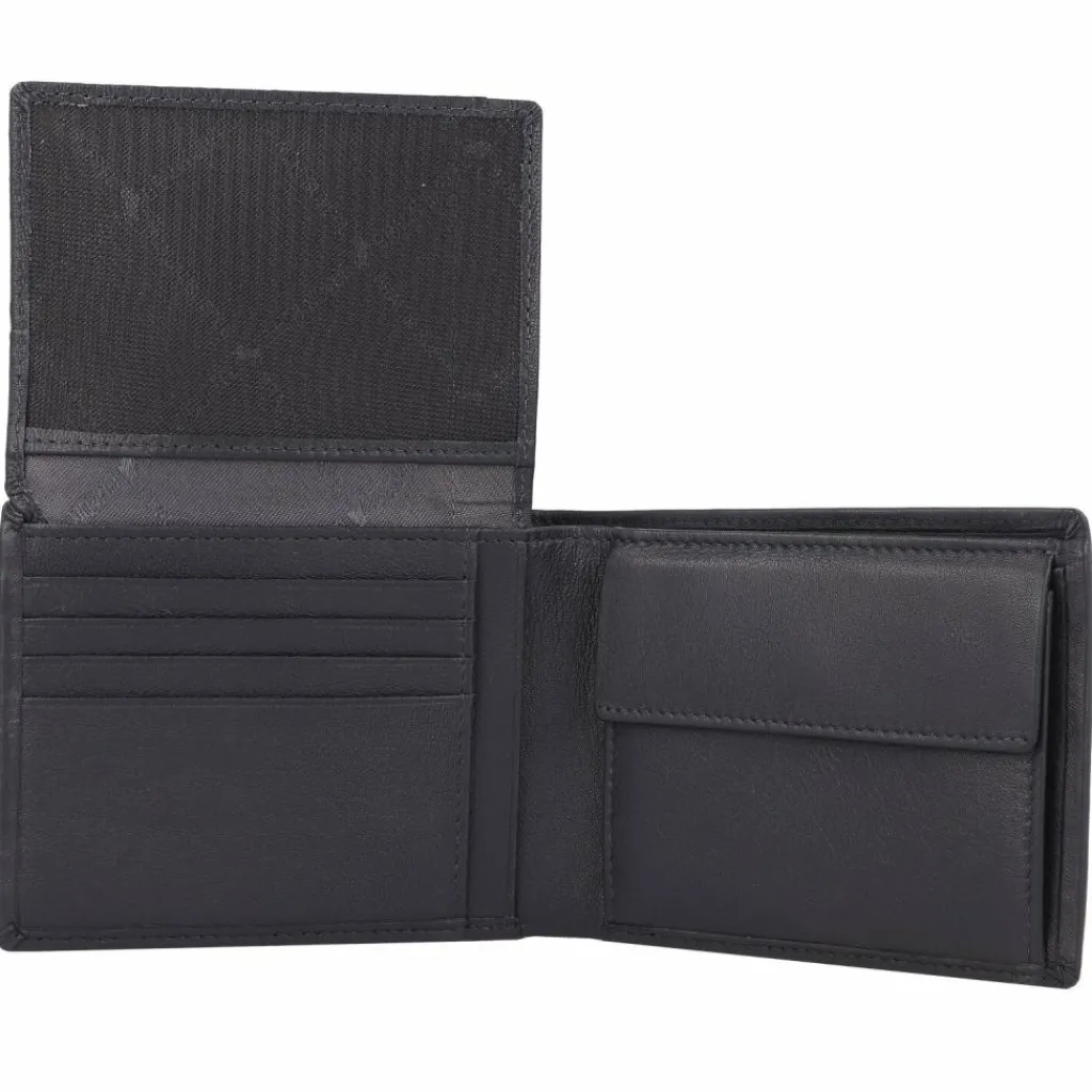 Braun Büffel Herrengeldbörsen Querformat<Hannes Geldbörse RFID Schutz Leder 12 cm navy