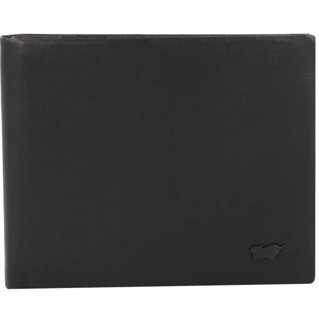 Sale Braun Büffel Hannes Geldbörse RFID Schutz Leder 12 cm schwarz