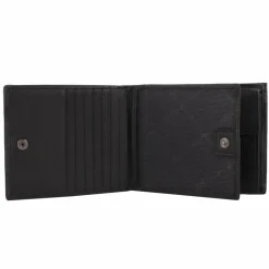 Sale Braun Büffel Hannes Geldbörse RFID Schutz Leder 12 cm schwarz