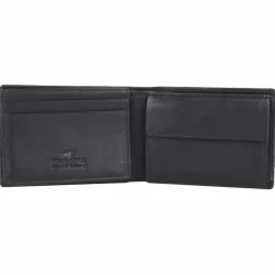Braun Büffel Herrengeldbörsen Querformat<Hannes Geldbörse RFID Schutz Leder 10.5 cm navy