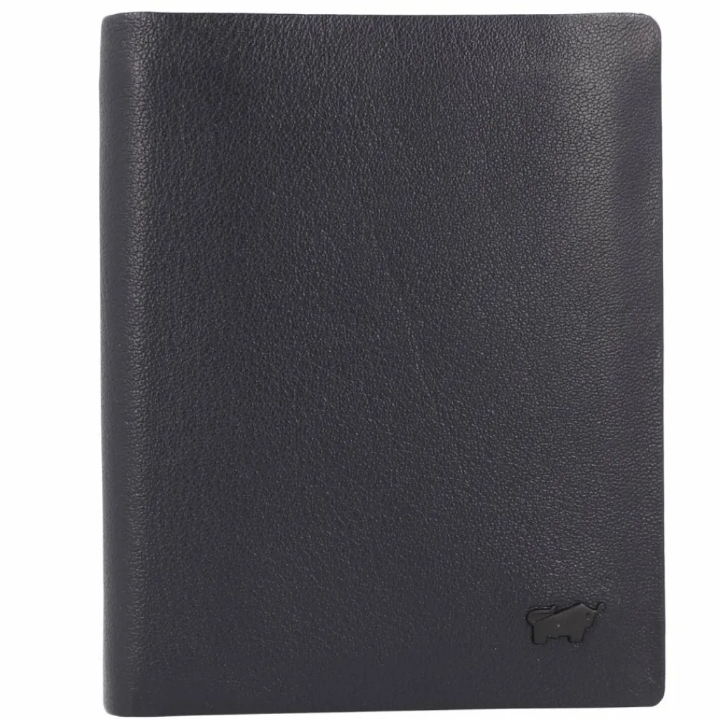 Braun Büffel Herrengeldbörsen Hochformat<Hannes Geldbörse RFID Schutz Leder 9.5 cm navy