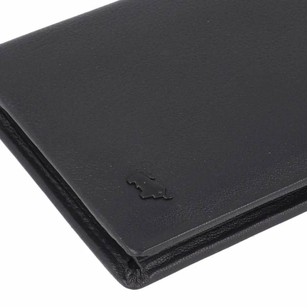Braun Büffel Herrengeldbörsen Hochformat<Hannes Geldbörse RFID Schutz Leder 9.5 cm navy