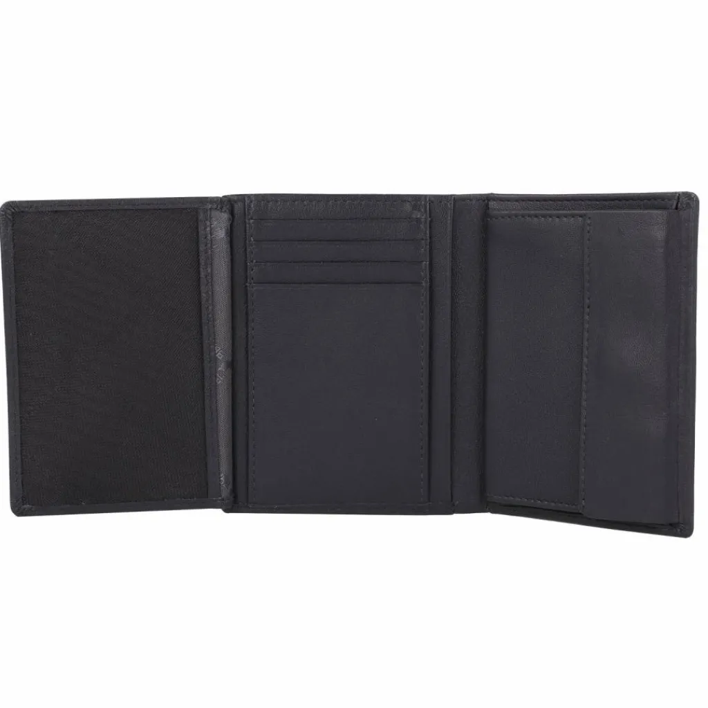 Braun Büffel Herrengeldbörsen Hochformat<Hannes Geldbörse RFID Schutz Leder 9.5 cm navy