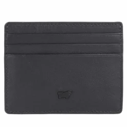 New Braun Büffel Hannes Kreditkartenetui RFID Schutz Leder 10.5 cm navy
