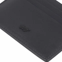 New Braun Büffel Hannes Kreditkartenetui RFID Schutz Leder 10.5 cm navy