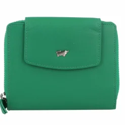 Braun Büffel Damengeldbörsen Querformat<Joy Geldbörse RFID Schutz Leder 12 cm fern green
