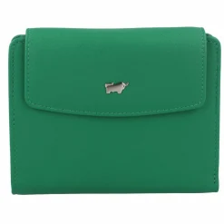 Braun Büffel Damengeldbörsen Querformat<Joy Geldbörse RFID Schutz Leder 12 cm fern green