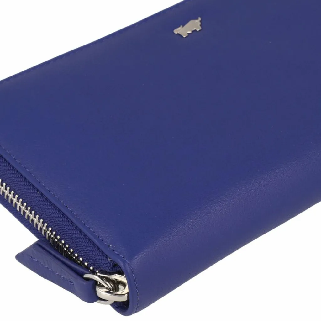 Discount Braun Büffel Joy Geldbörse RFID Schutz Leder 19 cm indigo violet