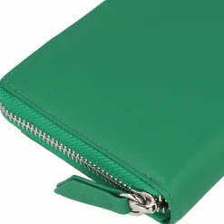 Braun Büffel Damengeldbörsen Querformat<Joy Geldbörse RFID Schutz Leder 19 cm fern green