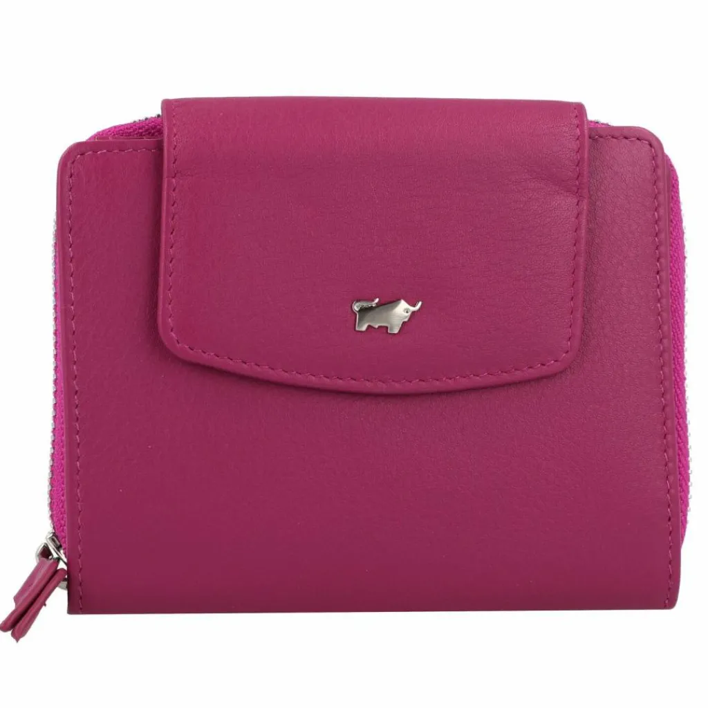 Damen Braun Büffel Joy Geldbörse RFID Schutz Leder 12 cm