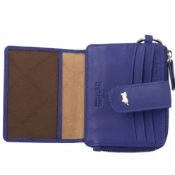 Hot Braun Büffel Joy Kreditkartenetui RFID Schutz Leder 11 cm indigo violet