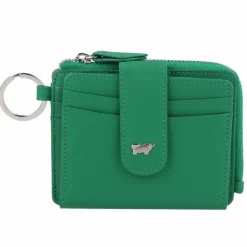 Braun Büffel Visitenkartenetuis<Joy Kreditkartenetui RFID Schutz Leder 11 cm fern green