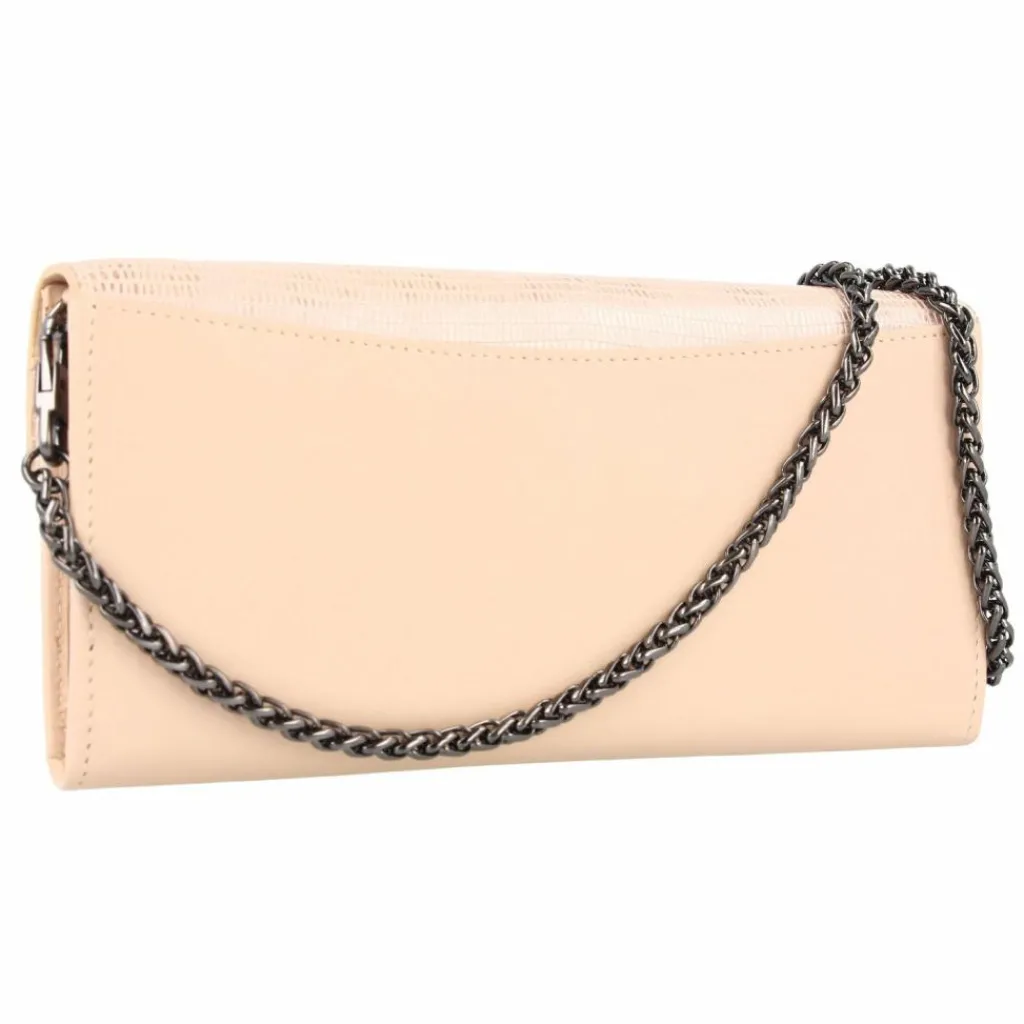 Best Braun Büffel Lizzy Clutch Geldbörse Leder 19.5 cm nude