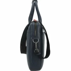 Online Braun Büffel Novara Aktentasche Leder 38 cm Laptopfach dunkelblau