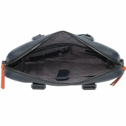 Online Braun Büffel Novara Aktentasche Leder 38 cm Laptopfach dunkelblau