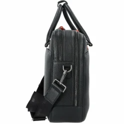 Hot Braun Büffel Novara Aktentasche Leder 42 cm Laptopfach schwarz