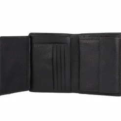 Braun Büffel Herrengeldbörsen Hochformat<Prato Geldbörse RFID Leder 10 cm schwarz