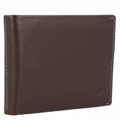 Braun Büffel Herrengeldbörsen Querformat<Prato Geldbörse RFID Leder 12 cm d. braun