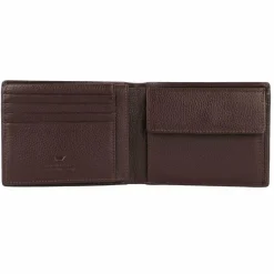 Braun Büffel Herrengeldbörsen Querformat<Prato Geldbörse RFID Leder 12 cm d. braun