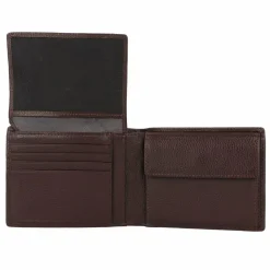 Braun Büffel Herrengeldbörsen Querformat<Prato Geldbörse RFID Leder 12 cm d. braun