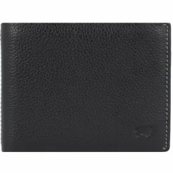 Outlet Braun Büffel Prato Geldbörse RFID Leder 12 cm schwarz