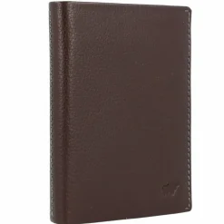 Braun Büffel Herrengeldbörsen Hochformat<Prato Geldbörse RFID Leder 10 cm d. braun