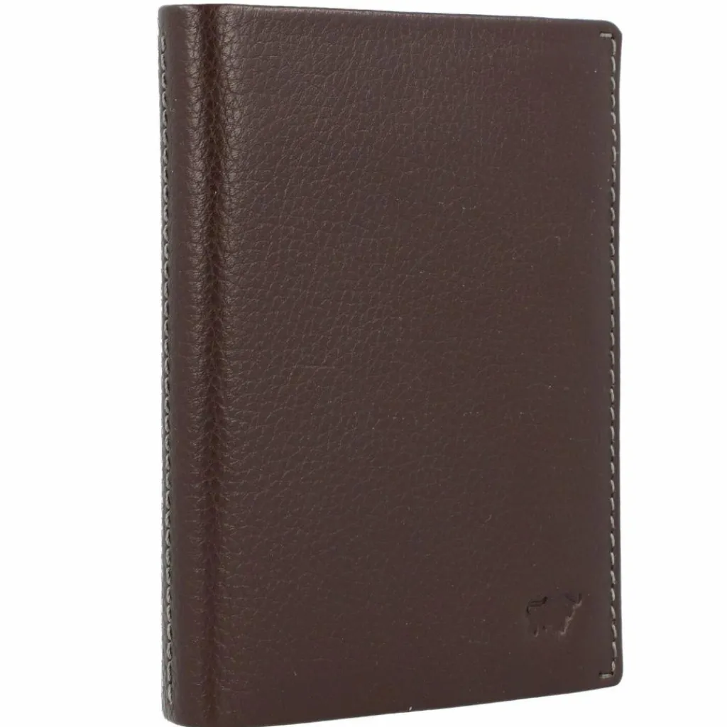 Braun Büffel Herrengeldbörsen Hochformat<Prato Geldbörse RFID Leder 10 cm d. braun