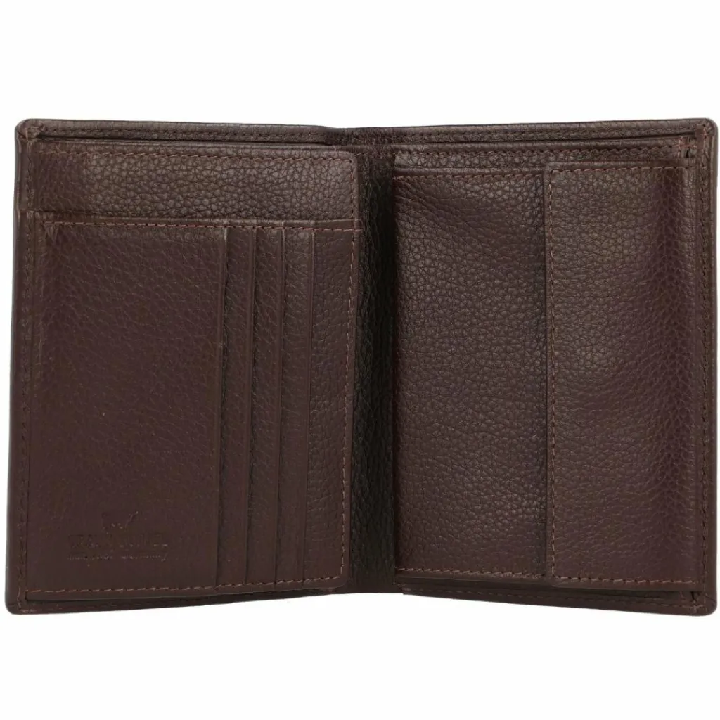 Braun Büffel Herrengeldbörsen Hochformat<Prato Geldbörse RFID Leder 10 cm d. braun