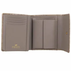 Braun Büffel Damengeldbörsen Querformat<Verona Geldbörse Leder 12 cm sand