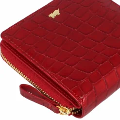 Damen Braun Büffel Verona Geldbörse Leder 10 cm