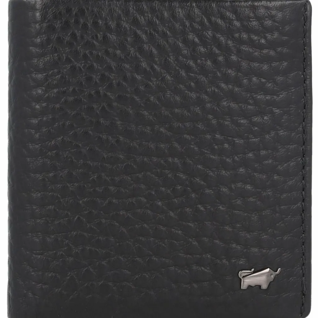 Braun Büffel Herrengeldbörsen Hochformat<Yannik Geldbörse RFID Schutz Leder 10 cm schwarz