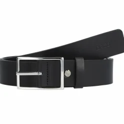 Bree Herrengürtel<Wendegürtel Leder black-darkbrown