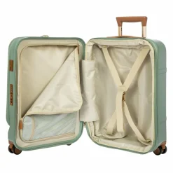 Bric's Hartgepäck Kabinengepäck|4-Rollen Kabinentrolleys<Bellagio 4 Rollen Kabinentrolley 55 cm mit Dehnfalte eucalyptus
